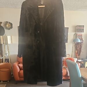 Ralph Lauren Black Faux Fur Jacket